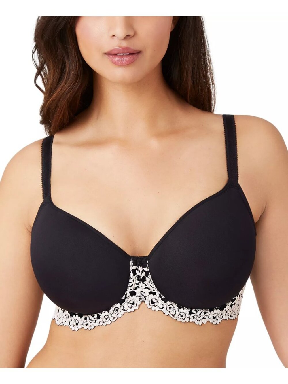 NWT Wacoal Elevated Allure Seamless Underwire Bra Black 34B Style 853191